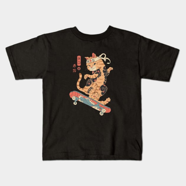 Skatana Kids T-Shirt by Vincent Trinidad Art